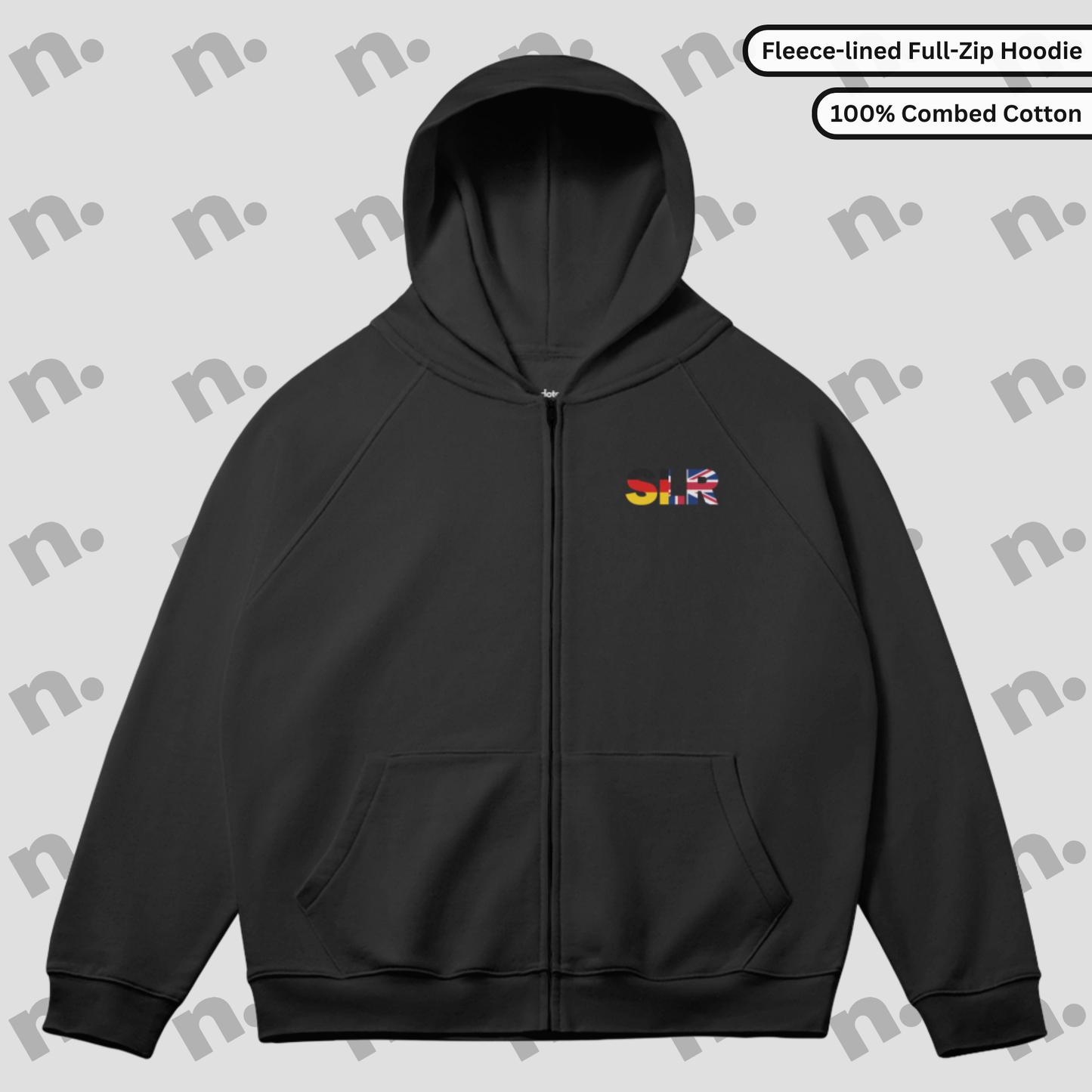 TAMED BY TWO MASTERS Premium Full-Zip Hoodie