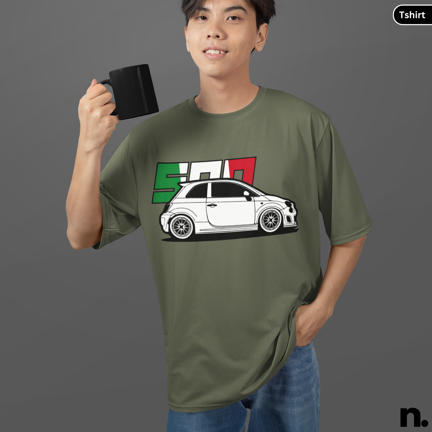 Fiat-500 Illustration T-shirt