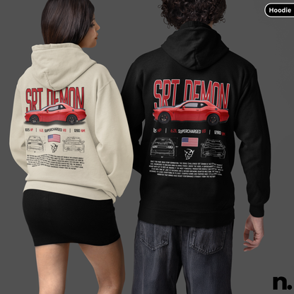 SRT Demon Poster Style Hoodie