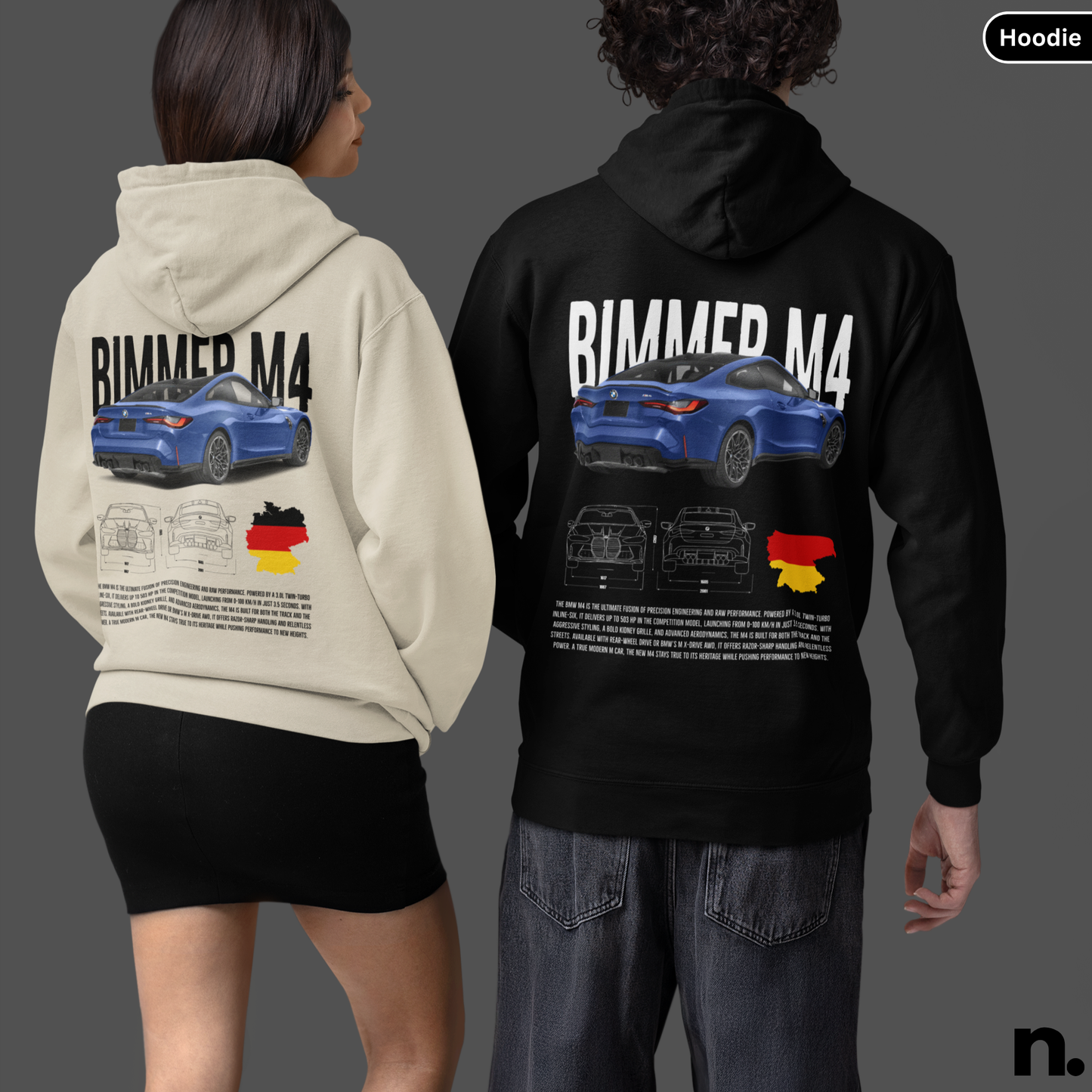 Bimmer M4 Poster Style Hoodie