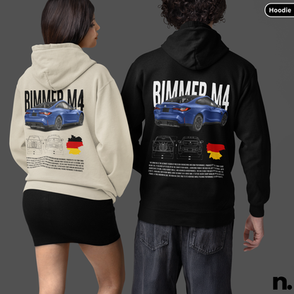 Bimmer M4 Poster Style Hoodie