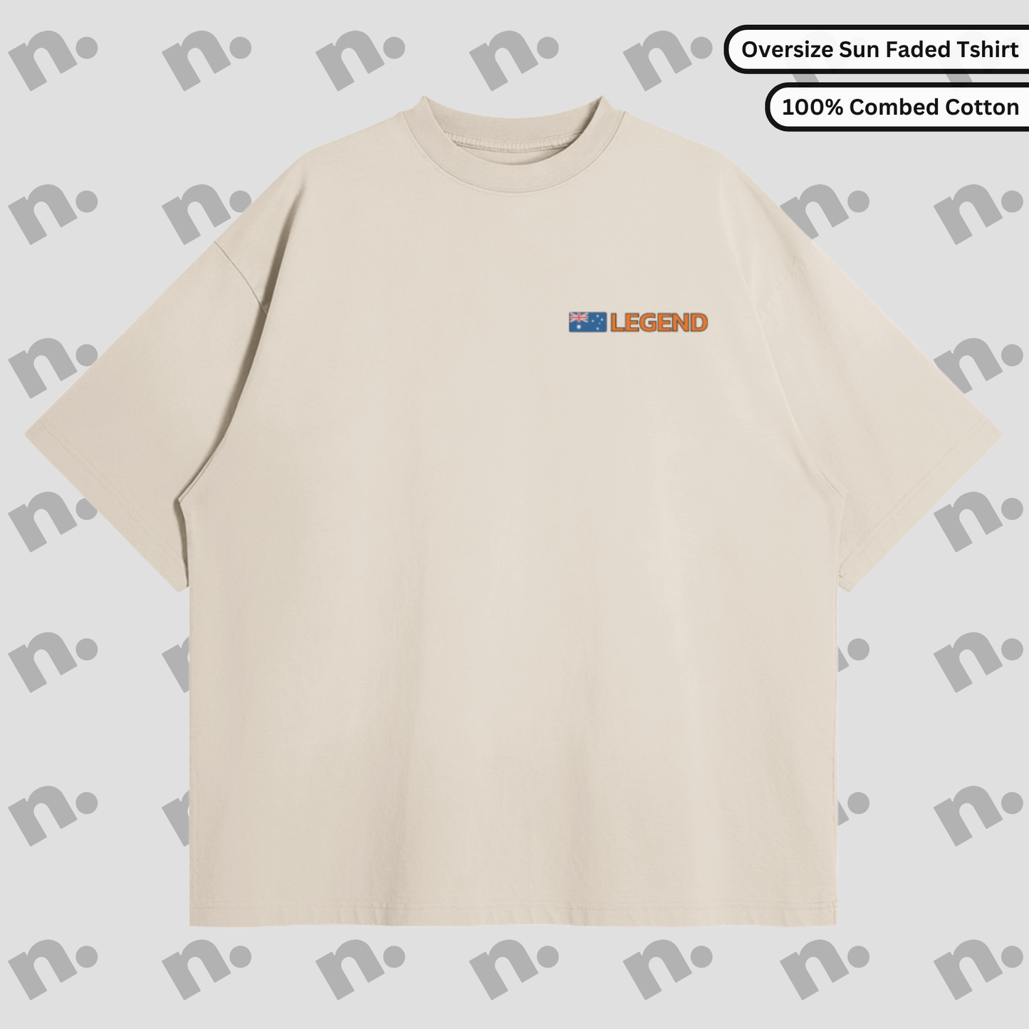 LEAN. LOUD. LEGENDARY – Premium Oversized Sun-Faded Tee
