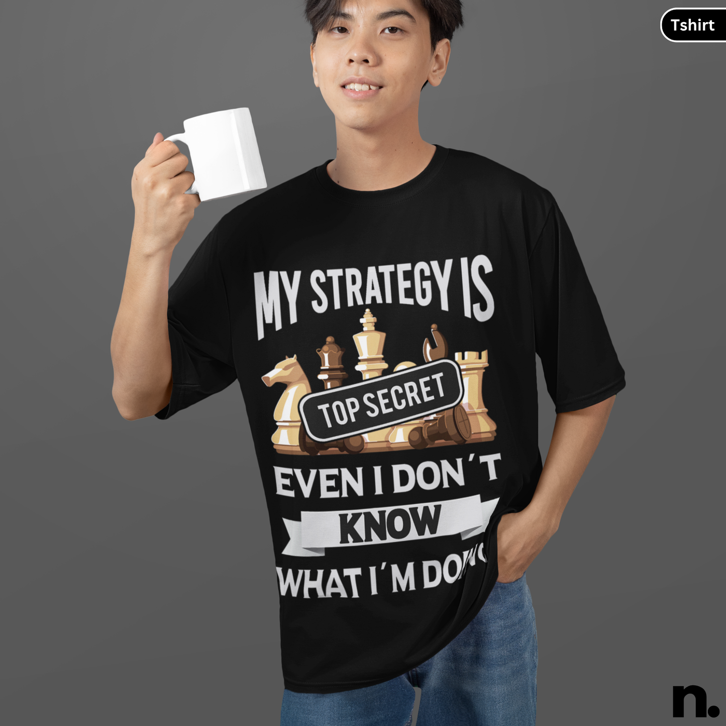 Top Secret Strategy Chess Funny Unisex Tee