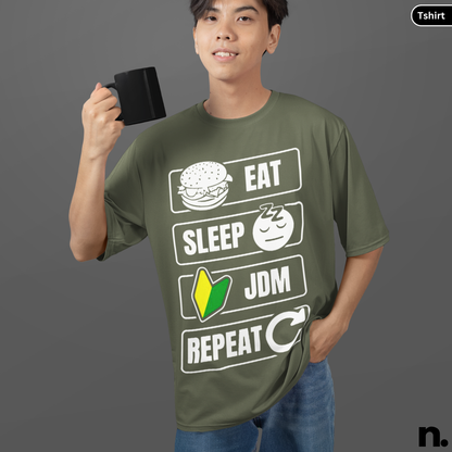 Eat Sleep JDM Unisex Heavy Cotton Tee