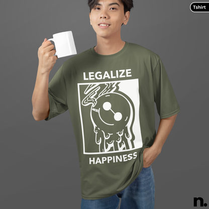 Legalize Happiness Tee - Unisex Heavy Cotton
