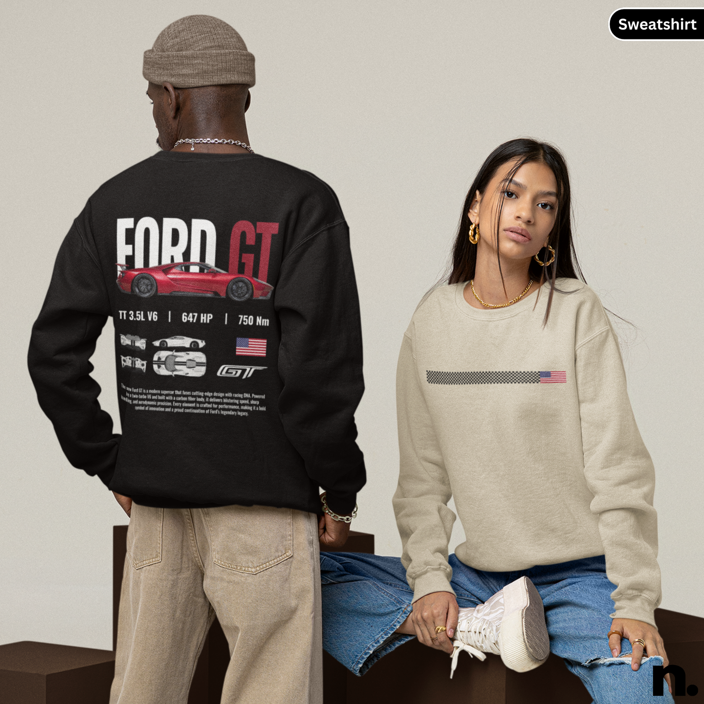 GT40 New Poster Style Sweatshirt