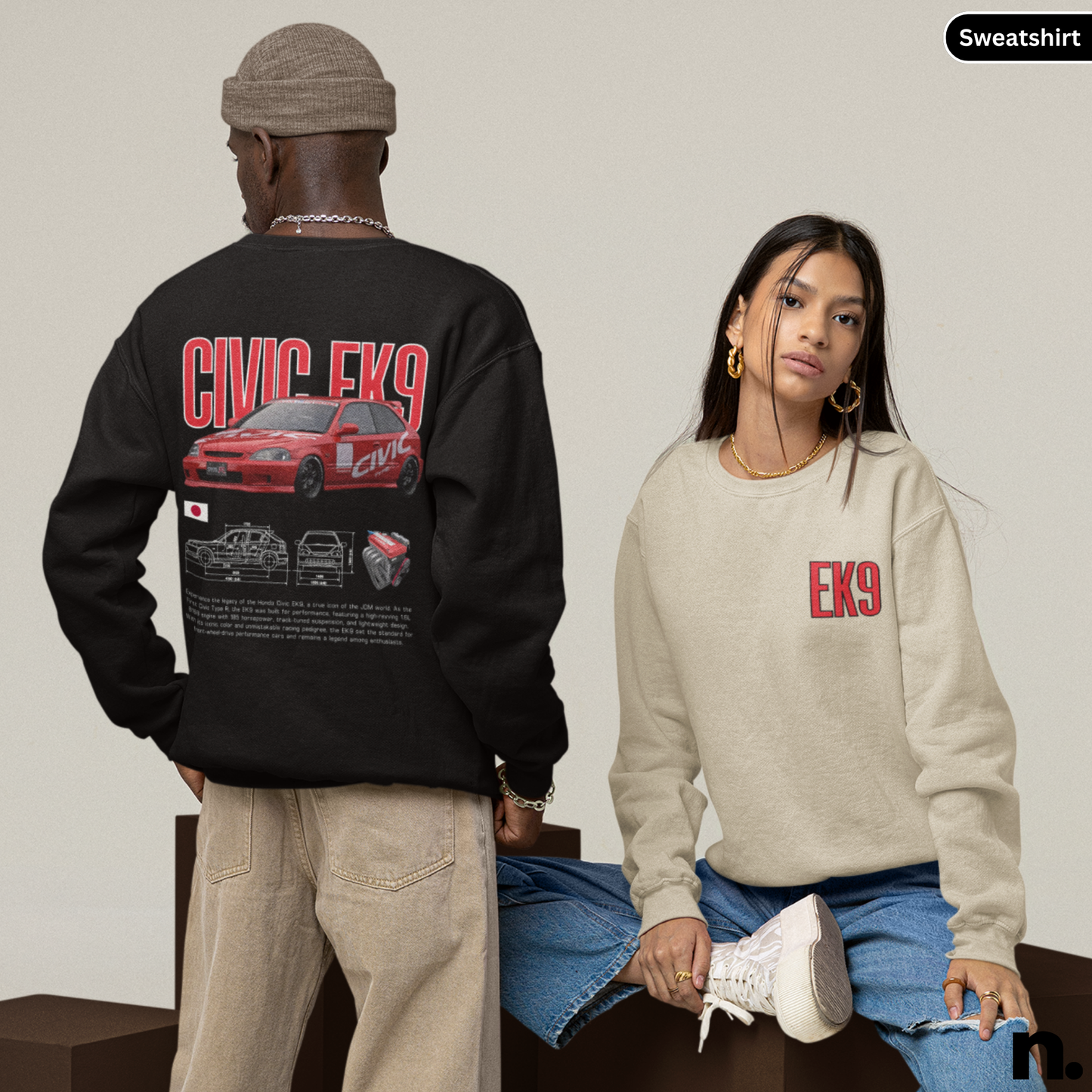 Ek9 Poster Style Sweatshirt