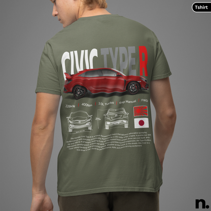 Civic Type R Poster Style T-Shirt