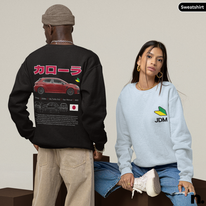JDM GR Corolla Poster Style Sweatshirt