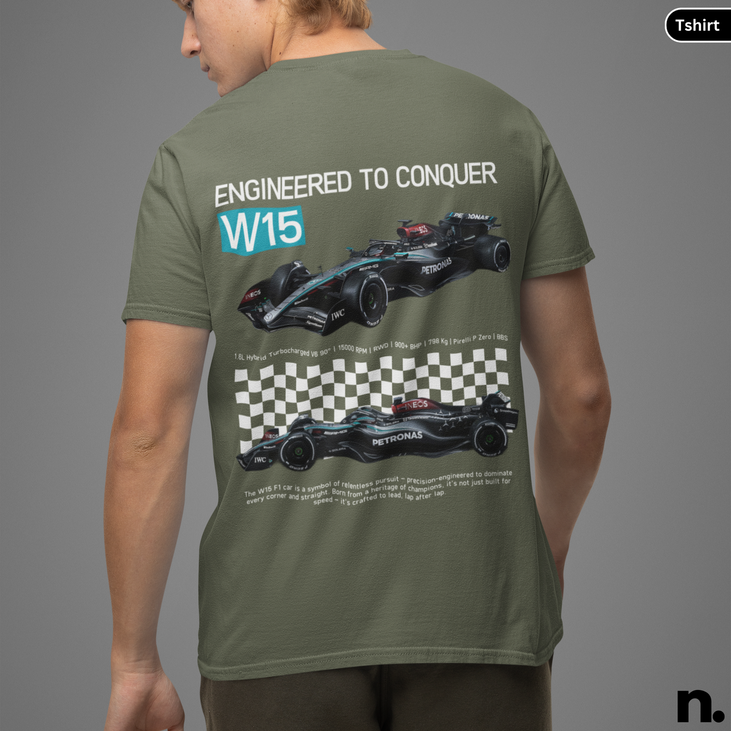 W15 AMG Poster Style T-shirt
