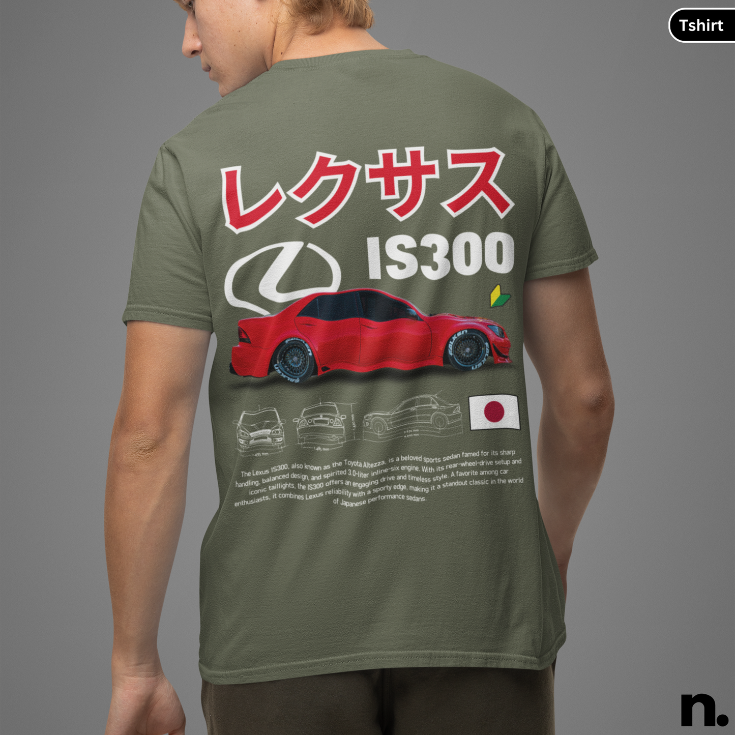 Poster Style JDM Legend Lexus IS300 Altezza Tee
