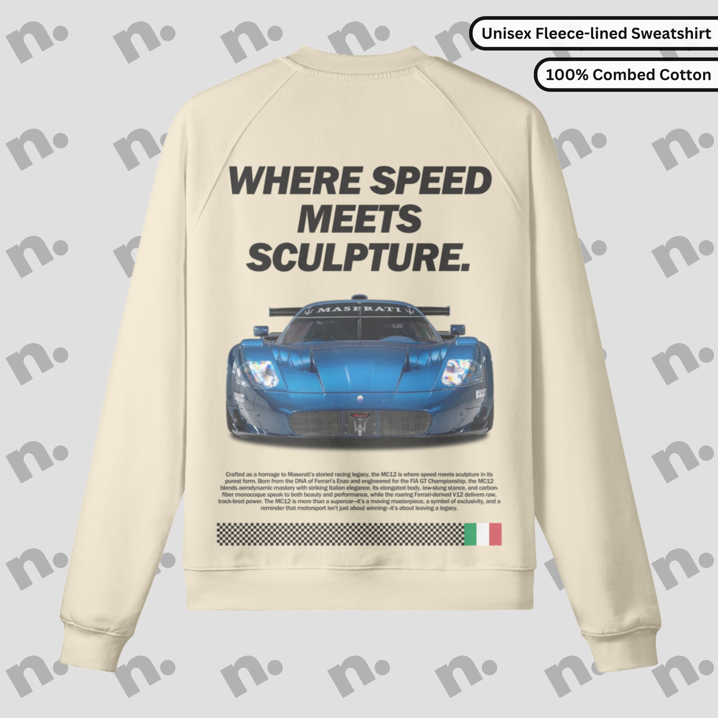 WHERE SPEED MEETS SCULPTURE. – Premium Heavyweight Sweatshirt