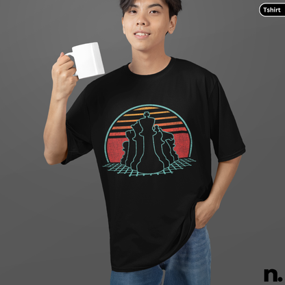 Chess Pieces Minimalist Inspired Unisex Tee