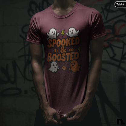 Spooked & Boosted Unisex Halloween Tee