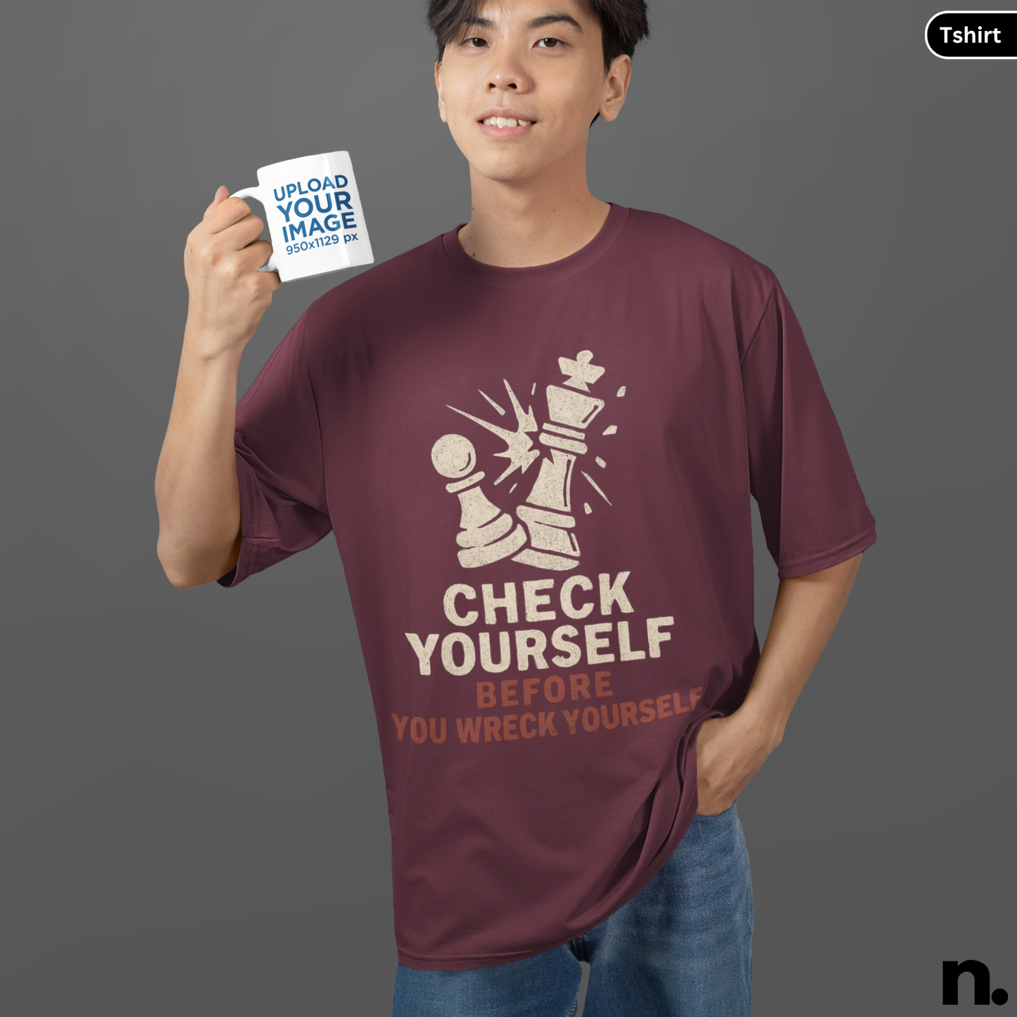 Chess Piece Captures Inspired Unisex Tee