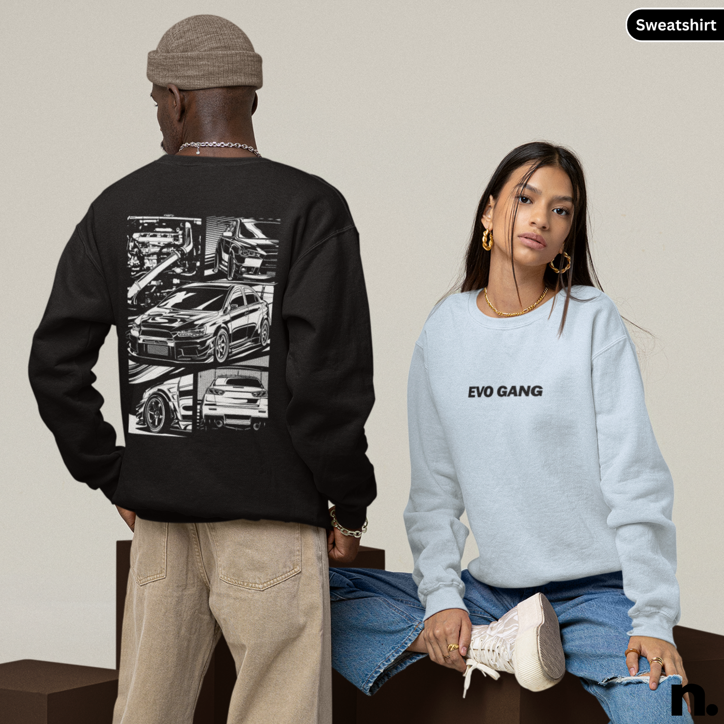 Evo X Illustration Poster Style Sweatshirt