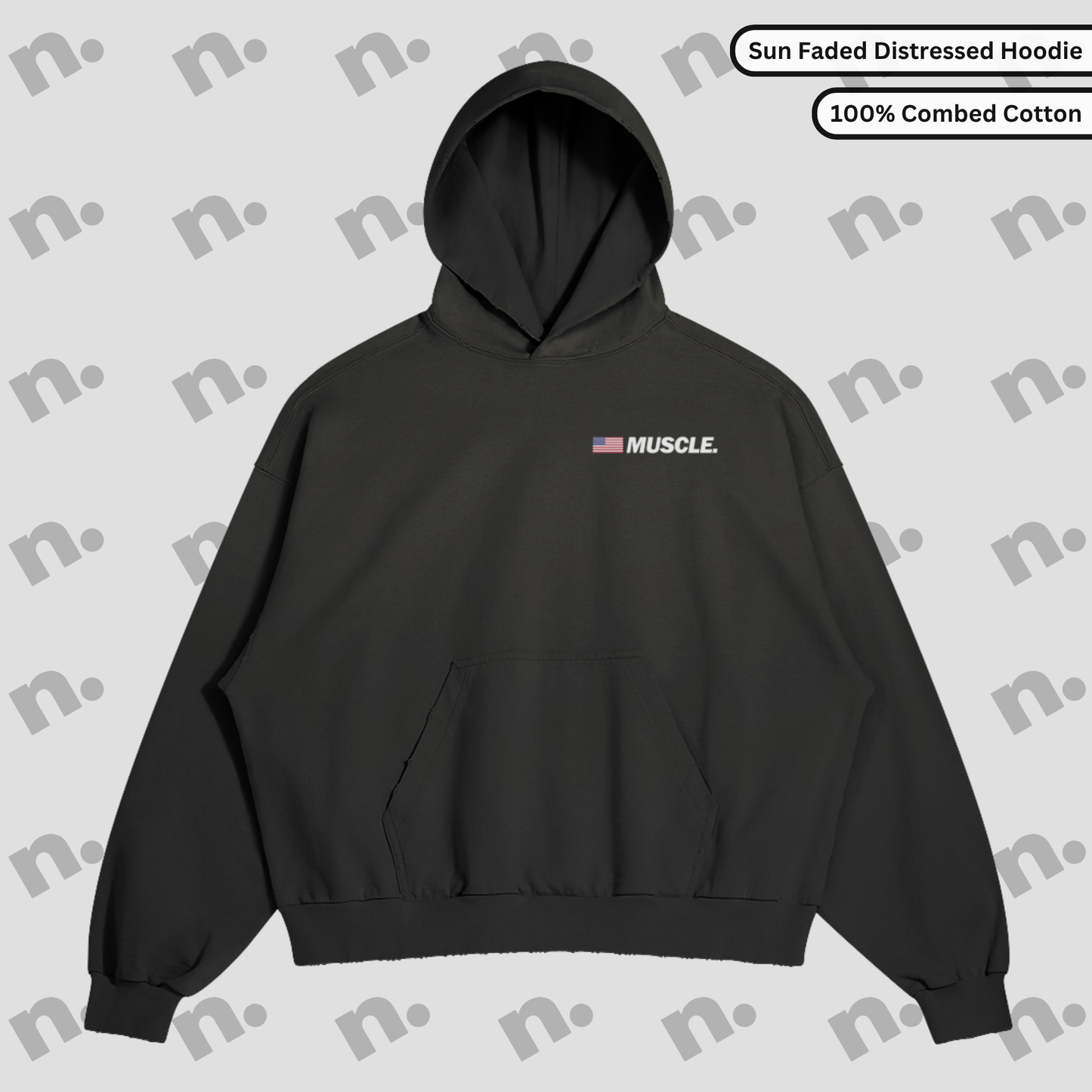Still American Still Loud Distressed Premium Hoodie