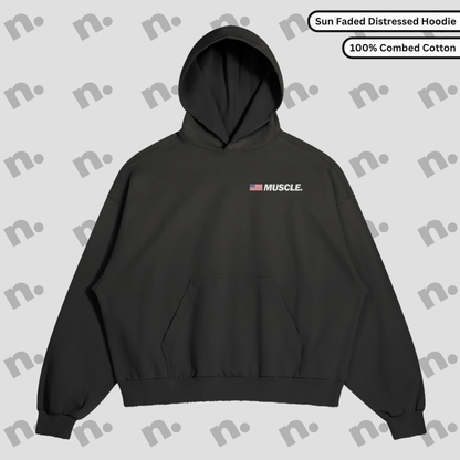Still American Still Loud Distressed Premium Hoodie