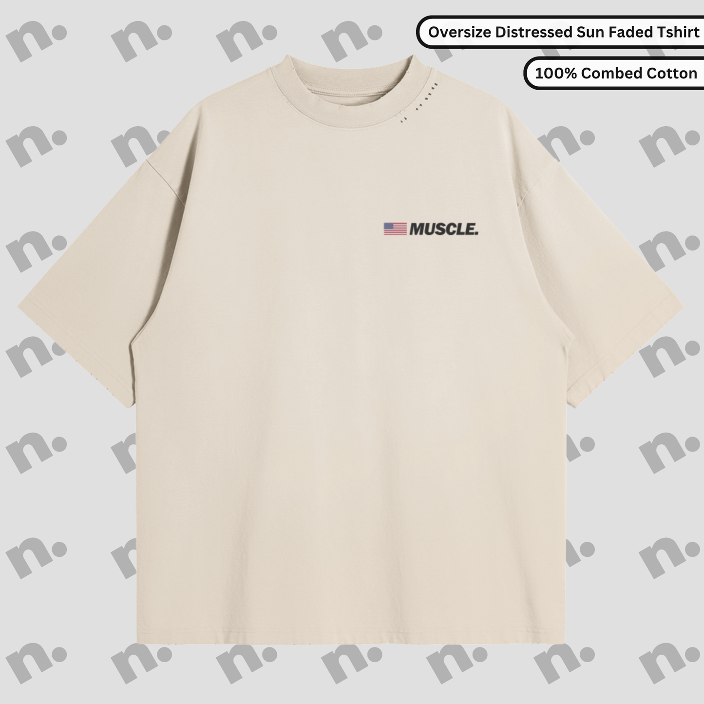 Still American Still Weapon Oversized Distressed Tee