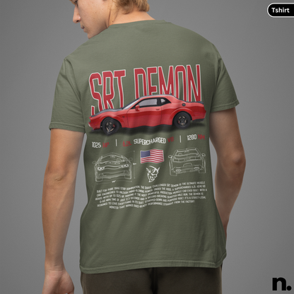 SRT Demon Poster Style T-Shirt