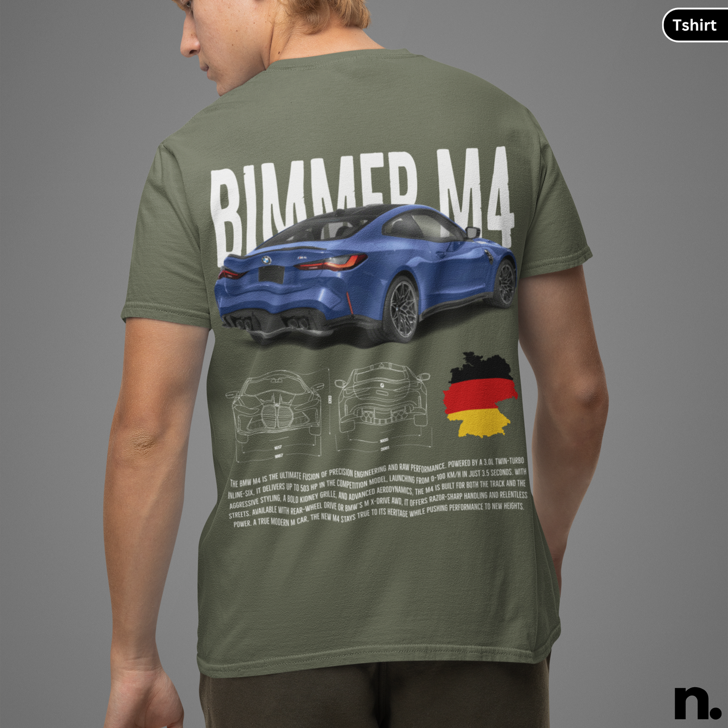 Bimmer M4 Poster Style T-Shirt