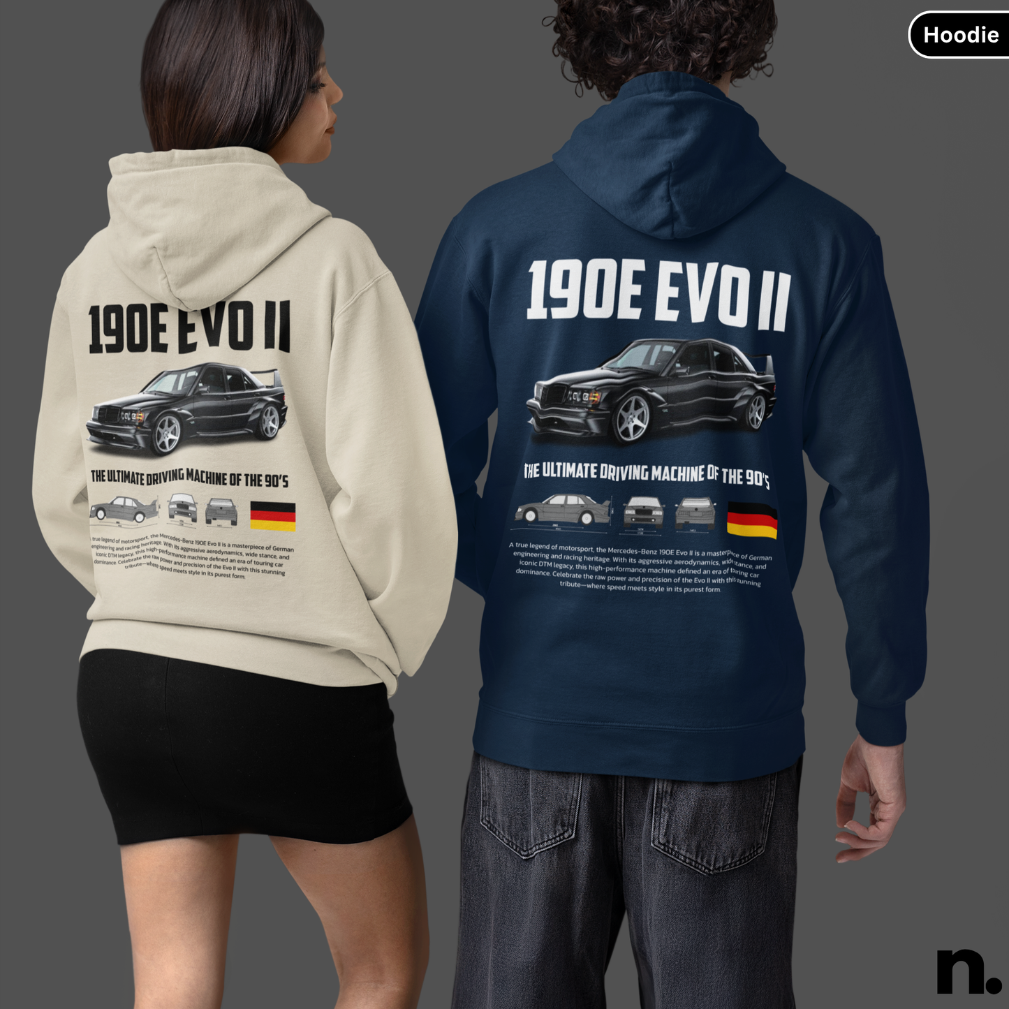 190E Evo 2 Poster Style Hoodie