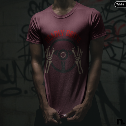 Deadly Drive Unisex Halloween Tee