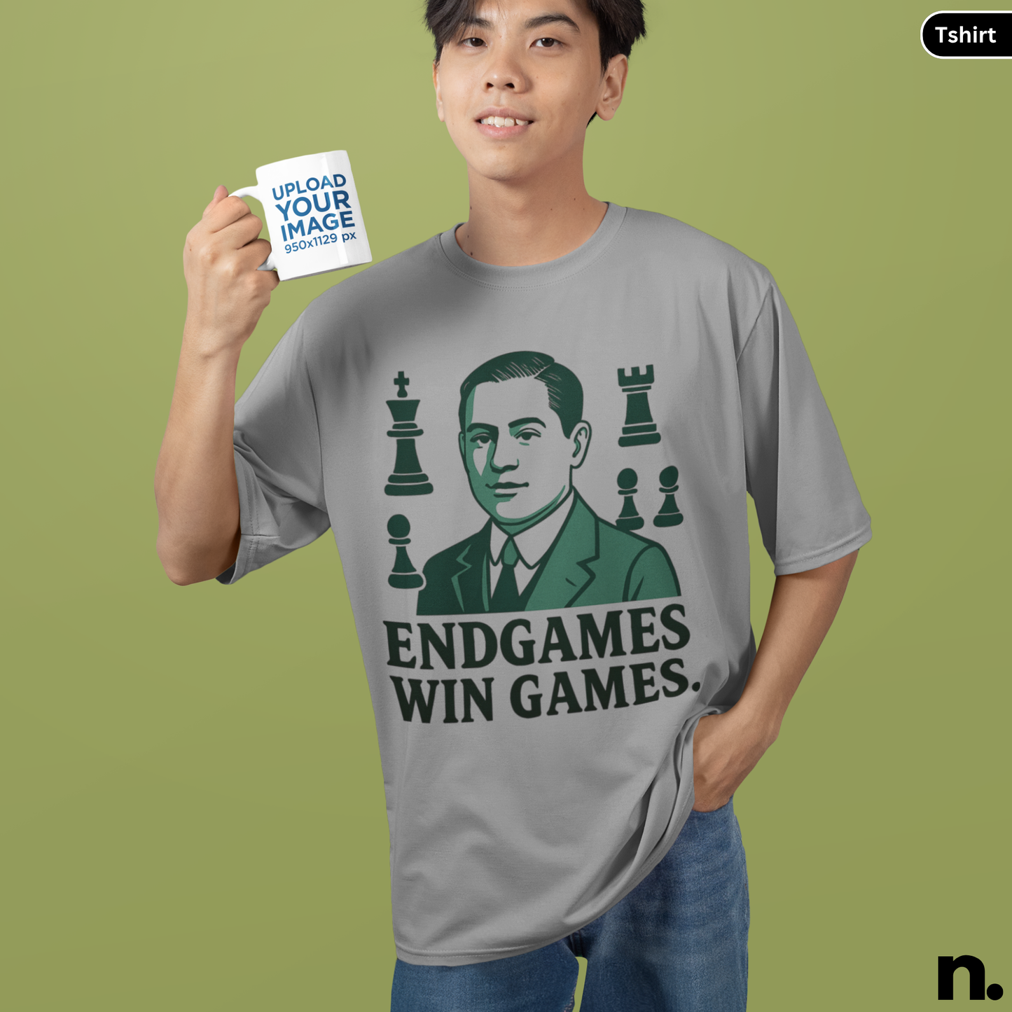 Endgames Win Games Chess Inspired Unisex Tee