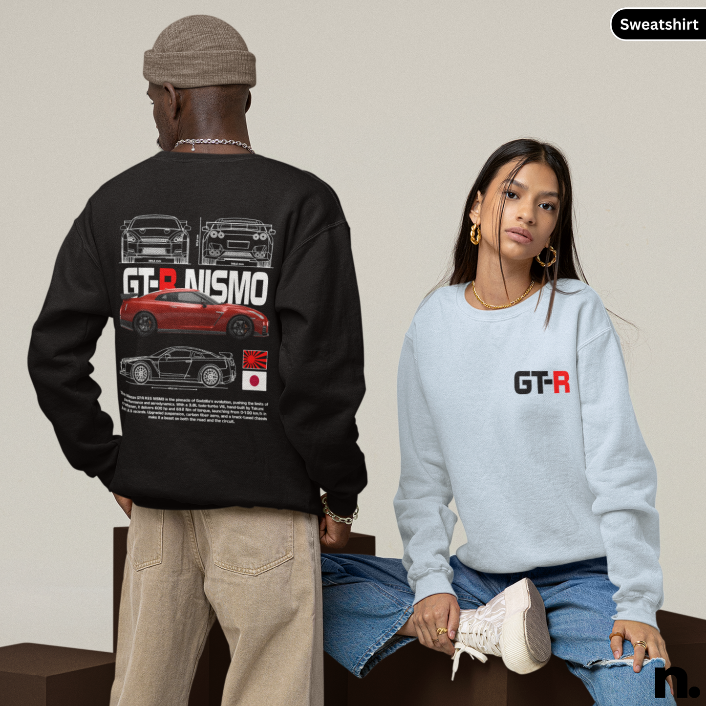 GTR Nismo Poster Style Crewneck Sweatshirt