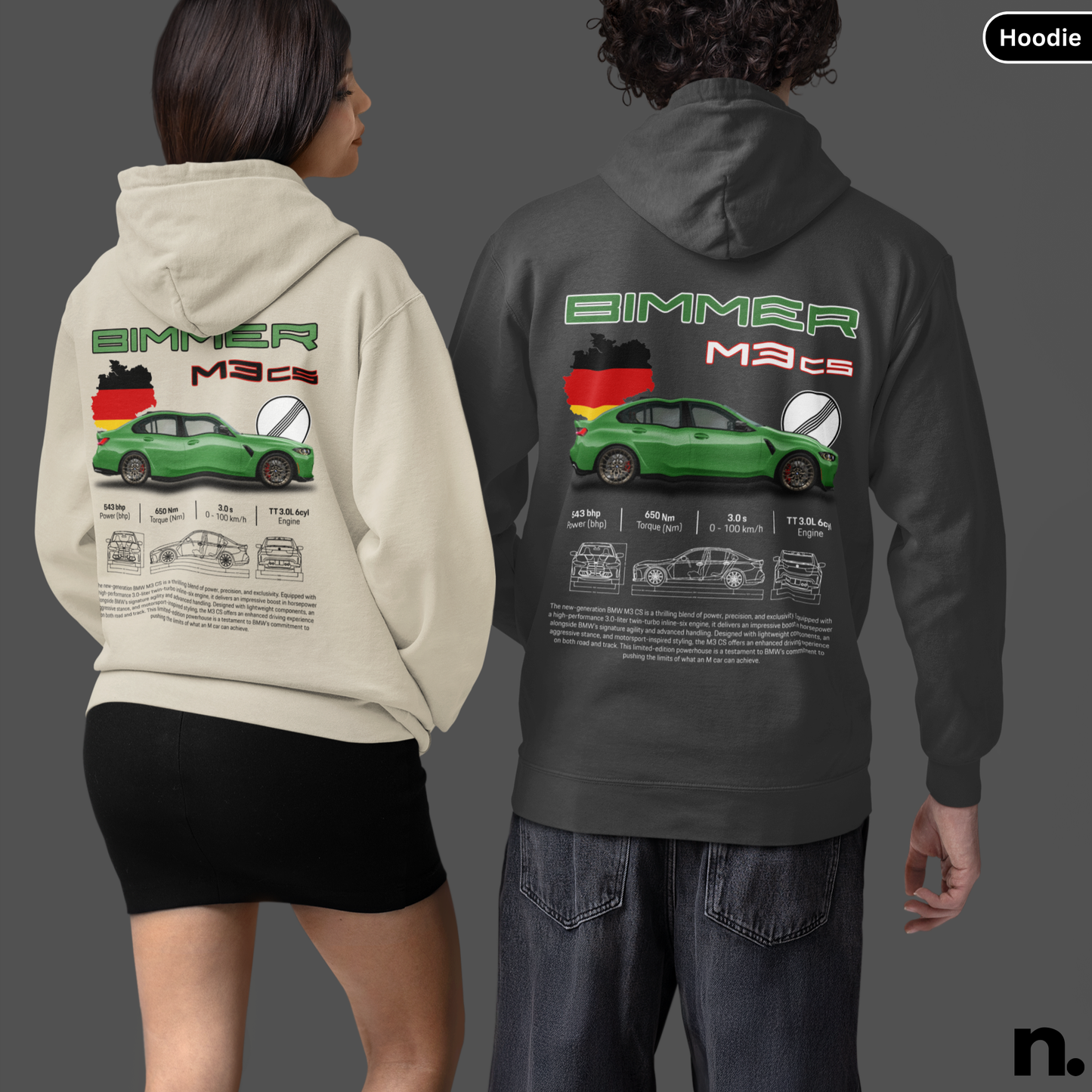 New M3CS Poster Style Hoodie