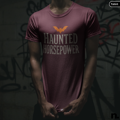 Haunted Horsepower Unisex Halloween Tee