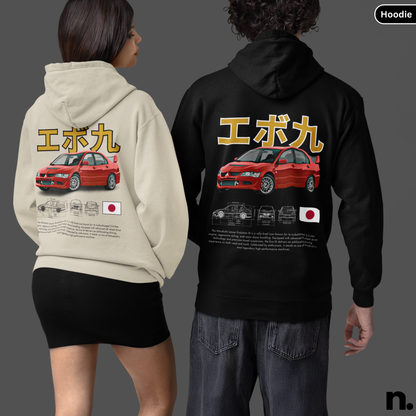 JDM Evo New Poster Style Hoodie