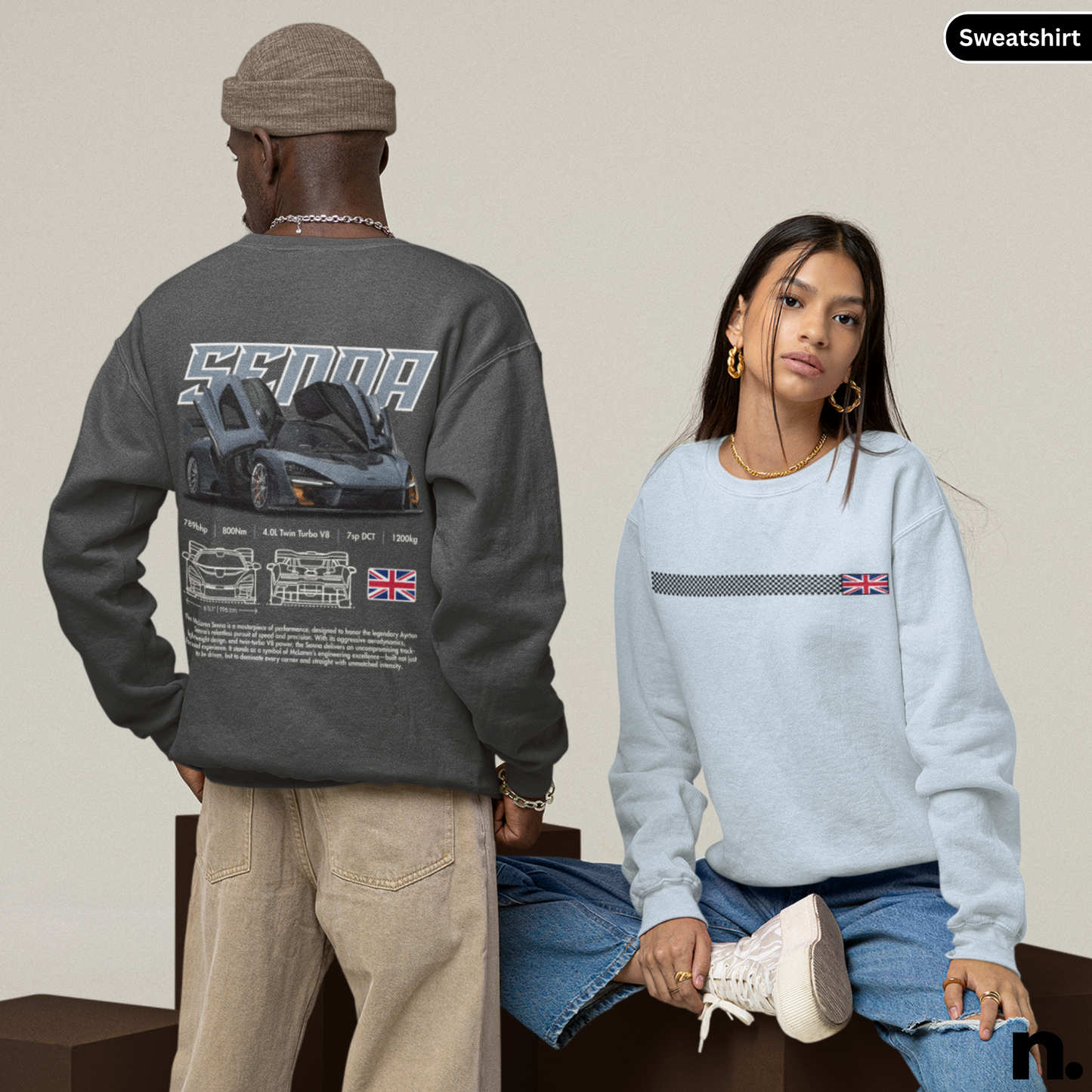 Senna Poster Style Sweatshirt