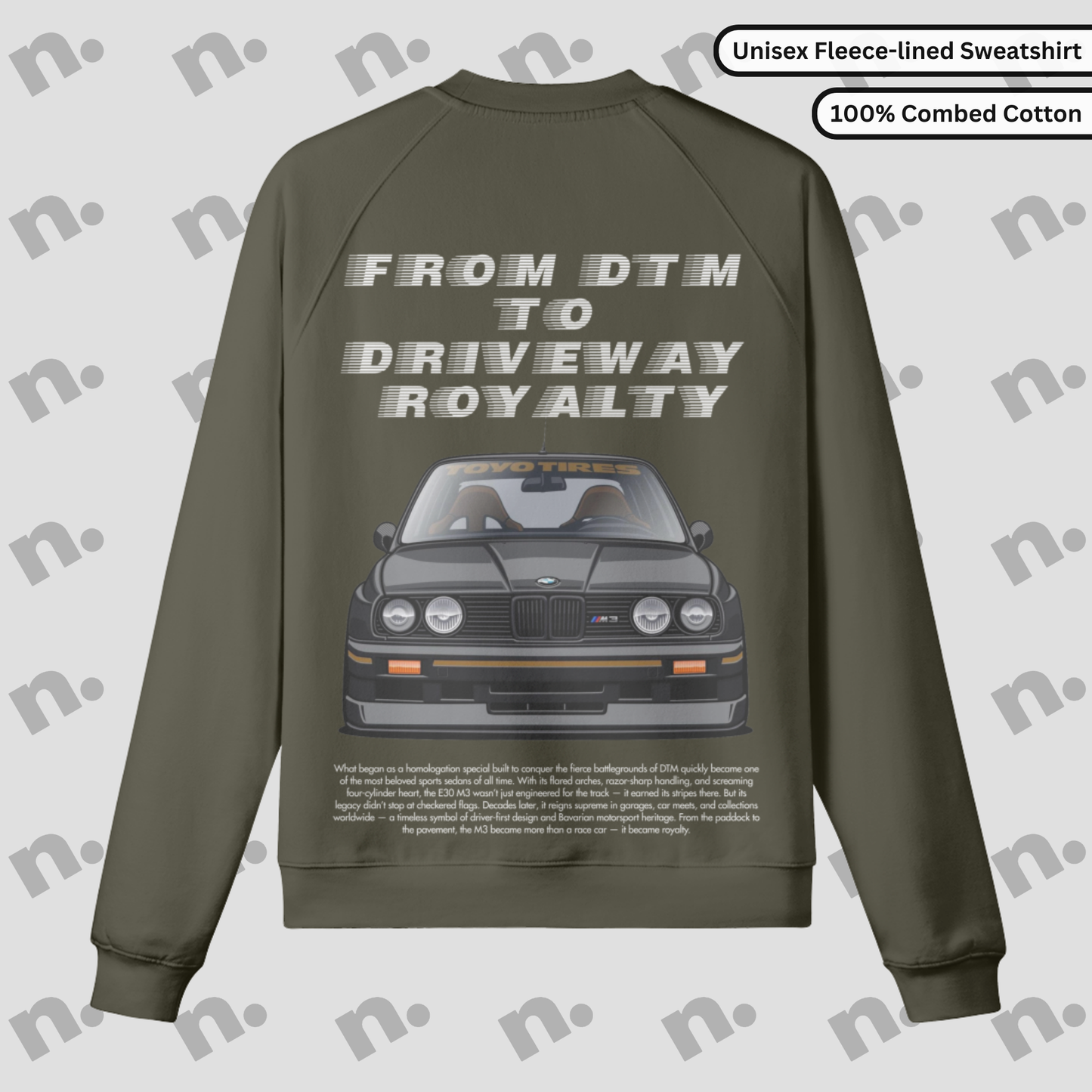 From DTM to Driveway Royalty Fleece-lined Sweatshirt