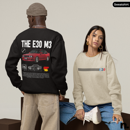E30 M3 Poster Style Sweatshirt