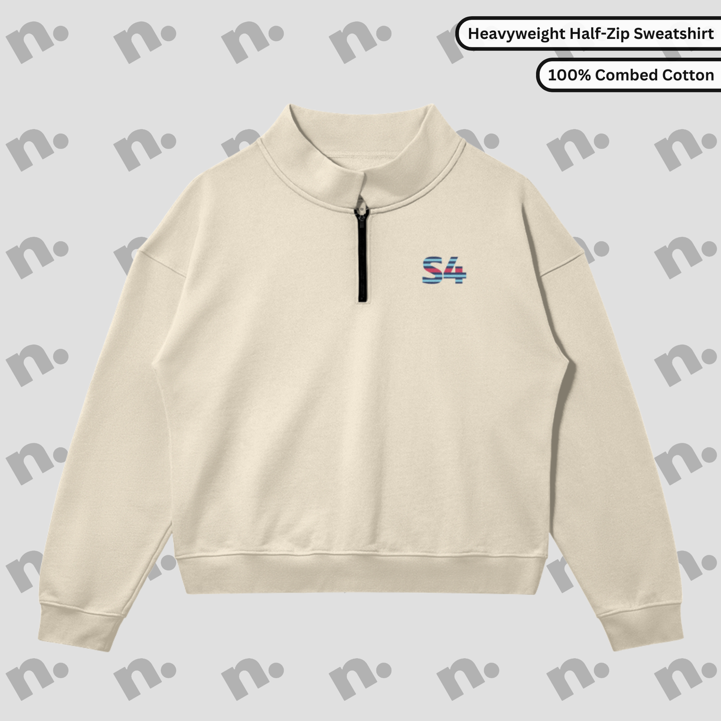 Built or Battle - S4 Premium Half-Zip Sweatshirt