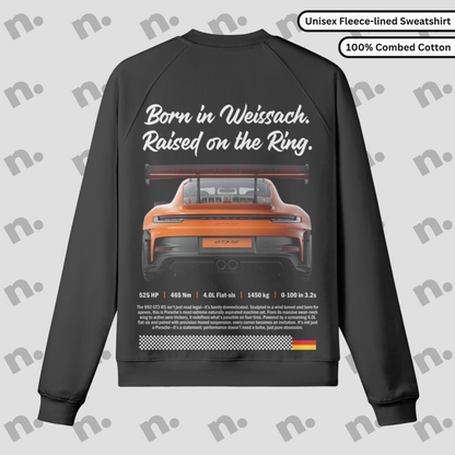 Born in Weissach Premium Fleece-lined Sweatshirt