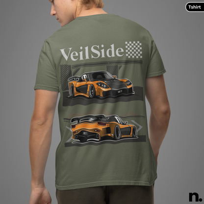 Veilside RX7 Poster Style Unisex Heavy Cotton Tee