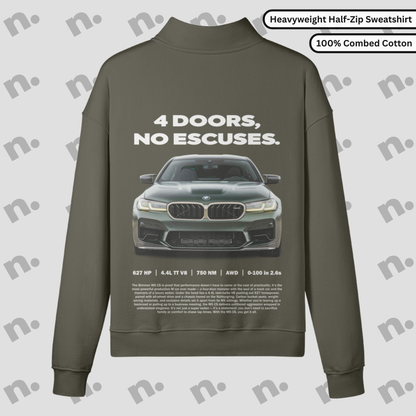 M5 CS Half-Zip Stand Collar Premium Sweatshirt