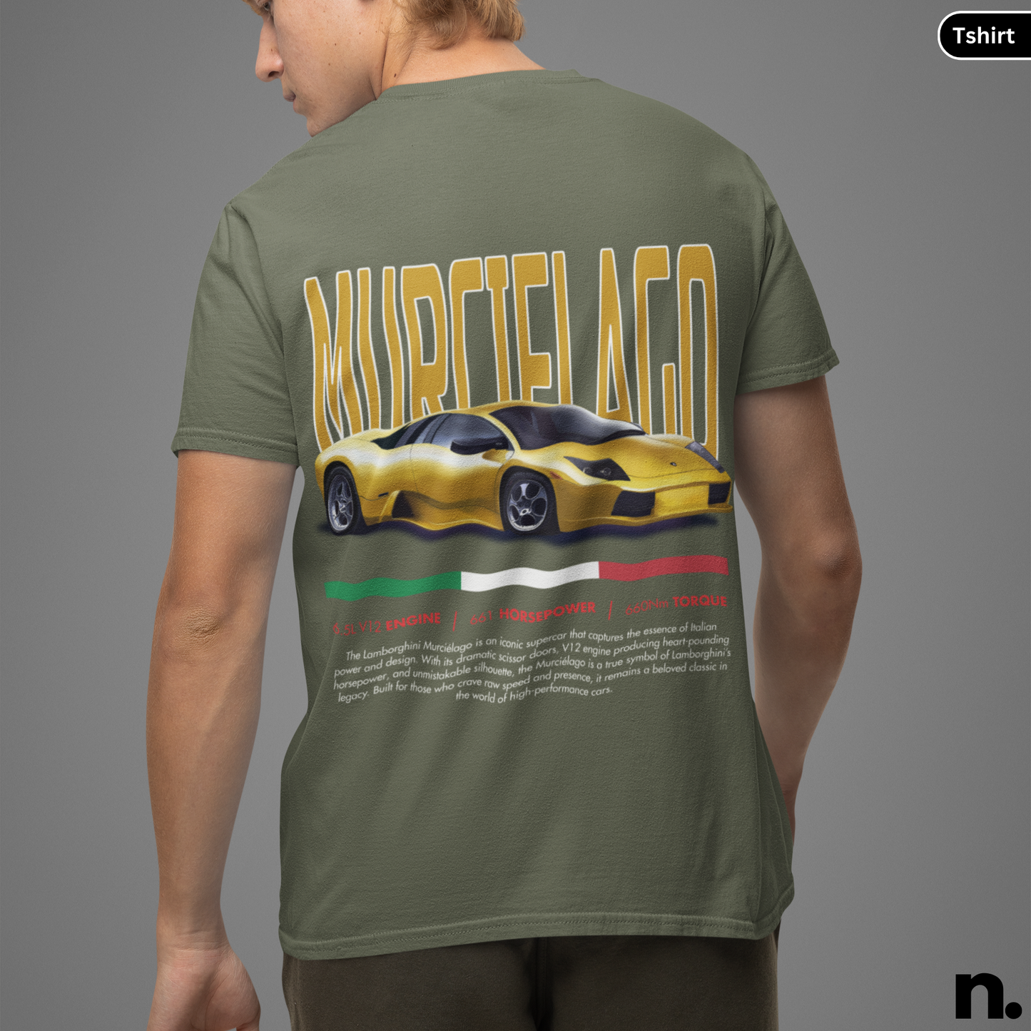Lambo Murci Poster Style T-shirt