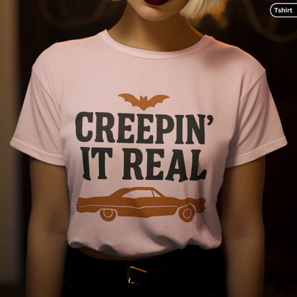 Creepin' it Real Halloween Inspired Unisex Tee