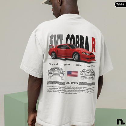 American Muscle Cobra R Poster Style T-shirt