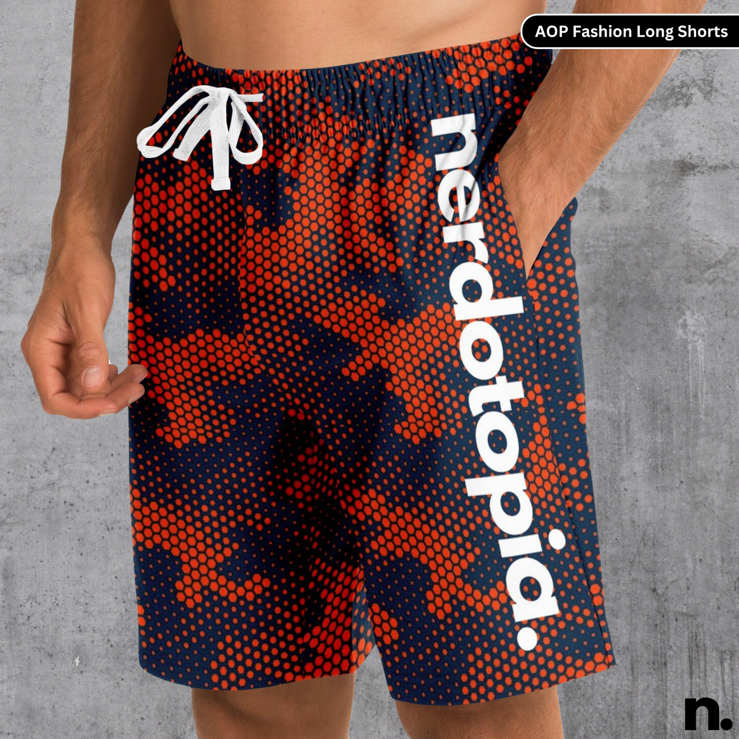 Nerdotopia Pixel Camo Long Shorts