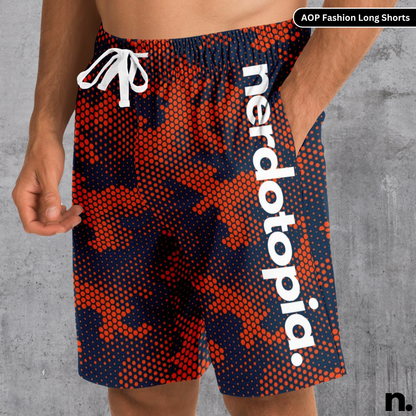 Nerdotopia Pixel Camo Long Shorts