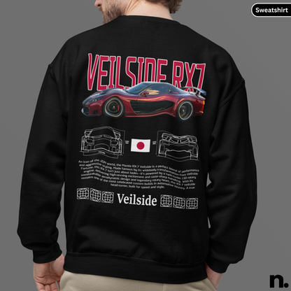 Veilside RX7 Poster Style Crewneck Sweatshirt