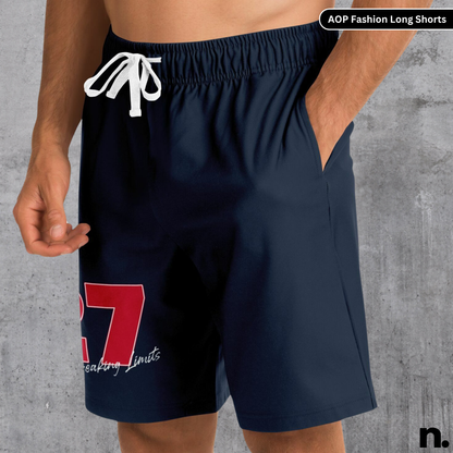 Racing Inspired Number #27 Personalized Fashion Long Shorts