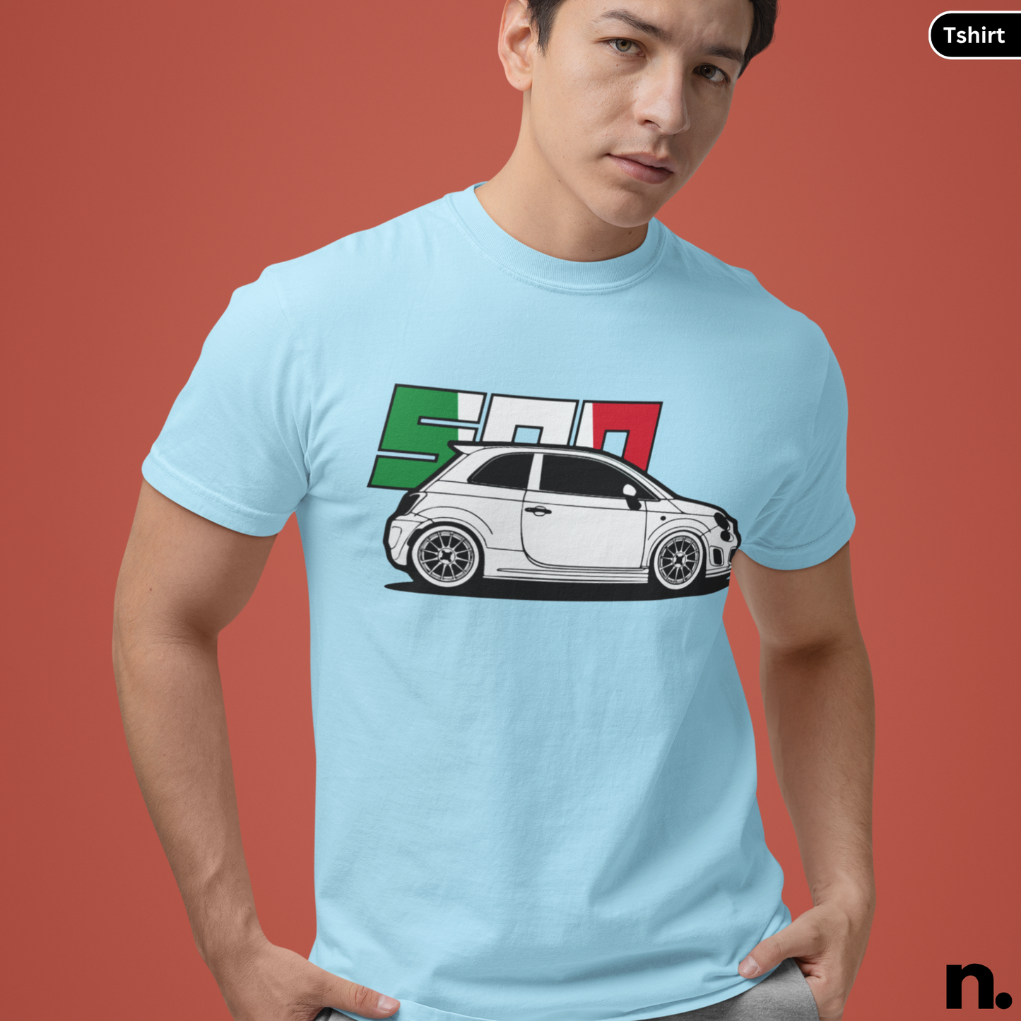 Fiat-500 Illustration T-shirt