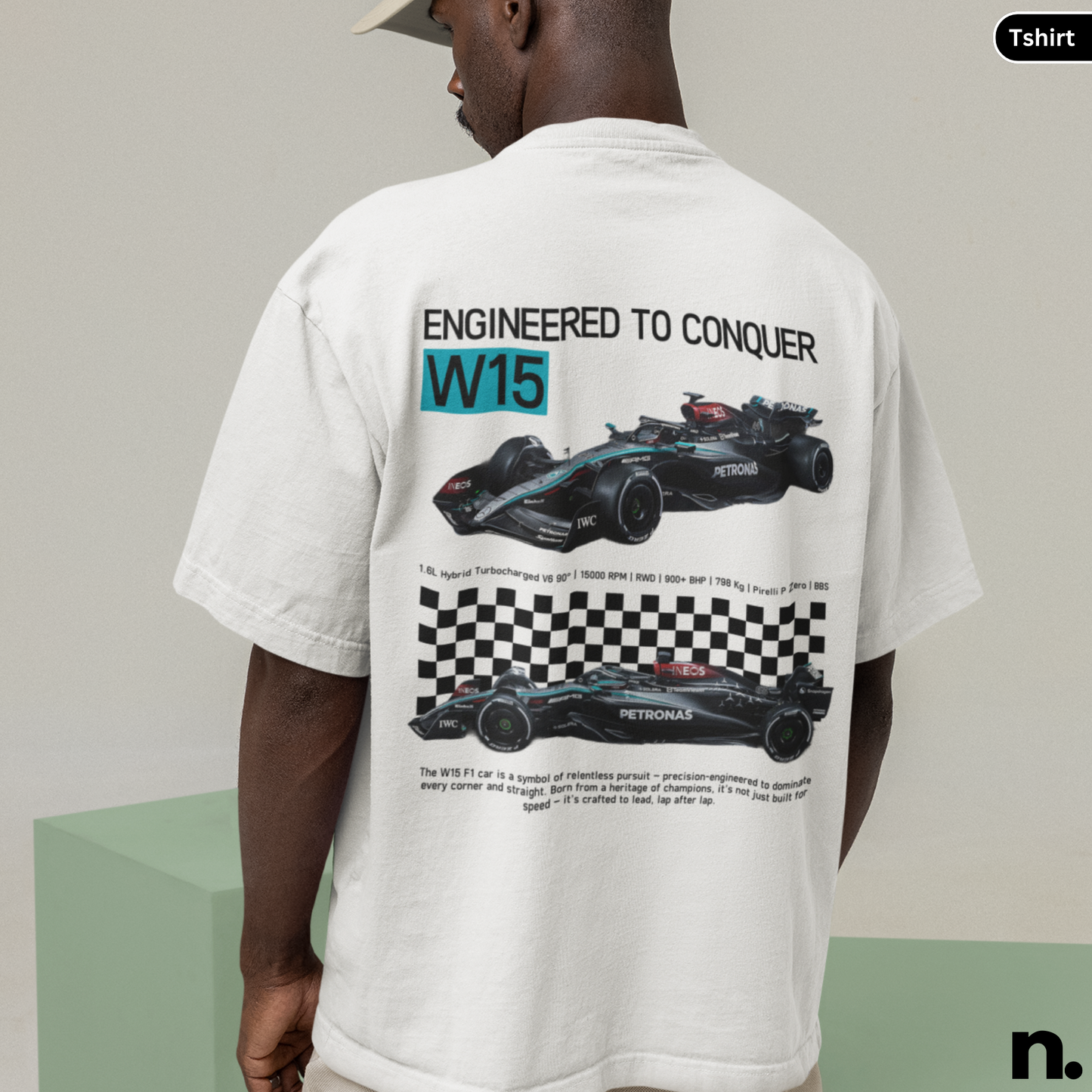 W15 AMG Poster Style T-shirt