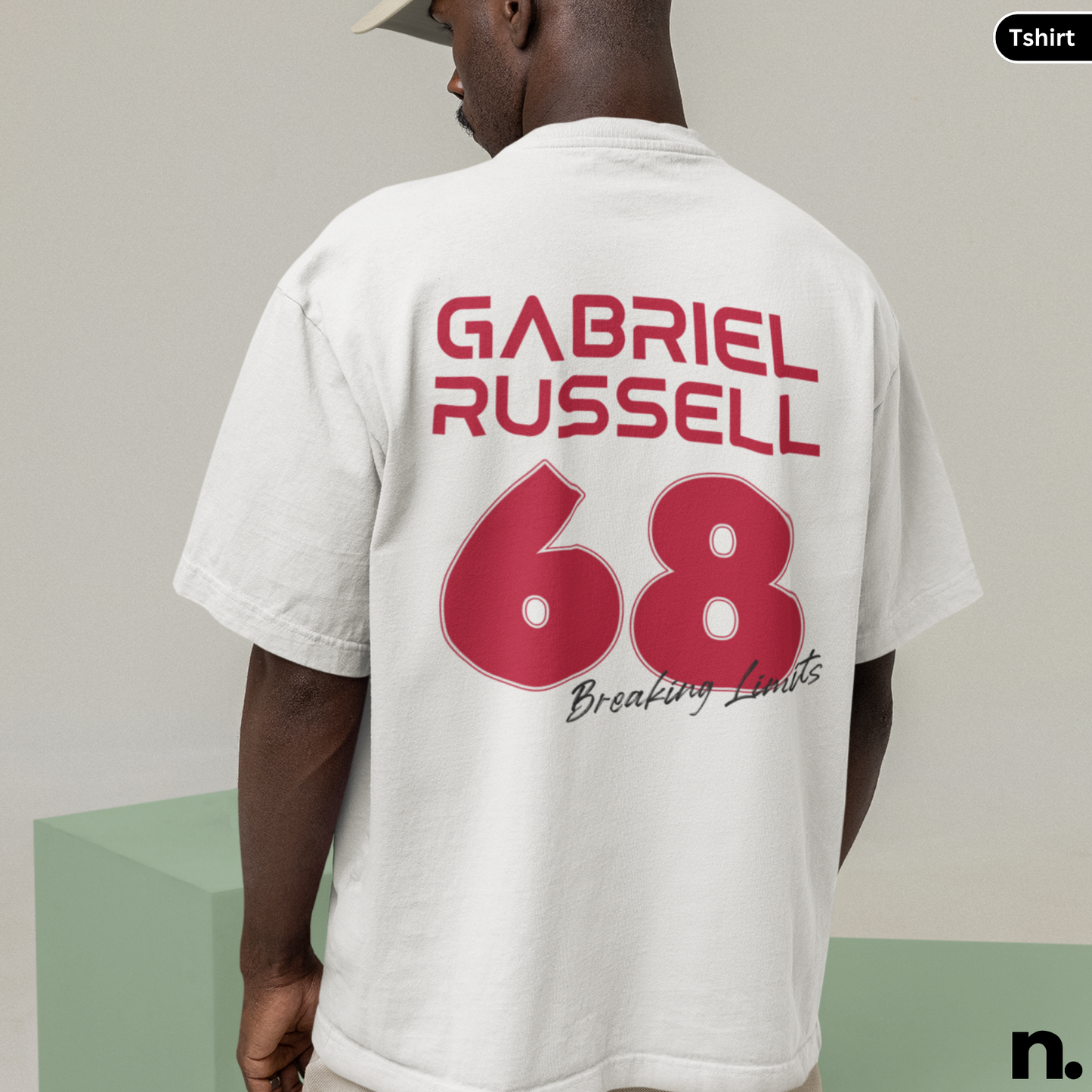 Personalized Racing Team Jersey Inspired Heavy Cotton Tee