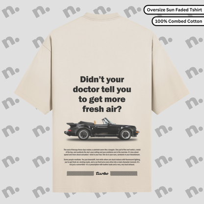 911 Cabriolet-Inspired Premium Oversized Tee